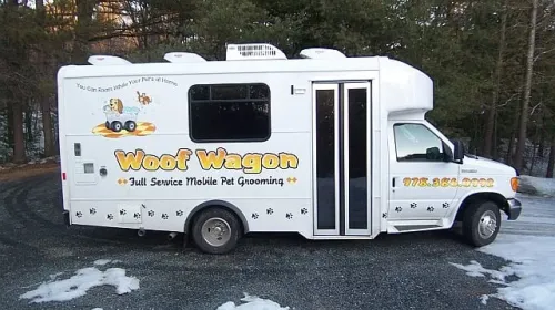 The Woof Wagon mobile grooming van